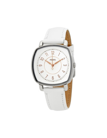 Cinturino per orologio Fossil ES4216 Pelle Bianco 18mm
